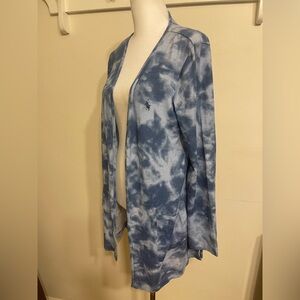 Ralph Lauren Blue and White Cardigan Tie Dye size XSMALL